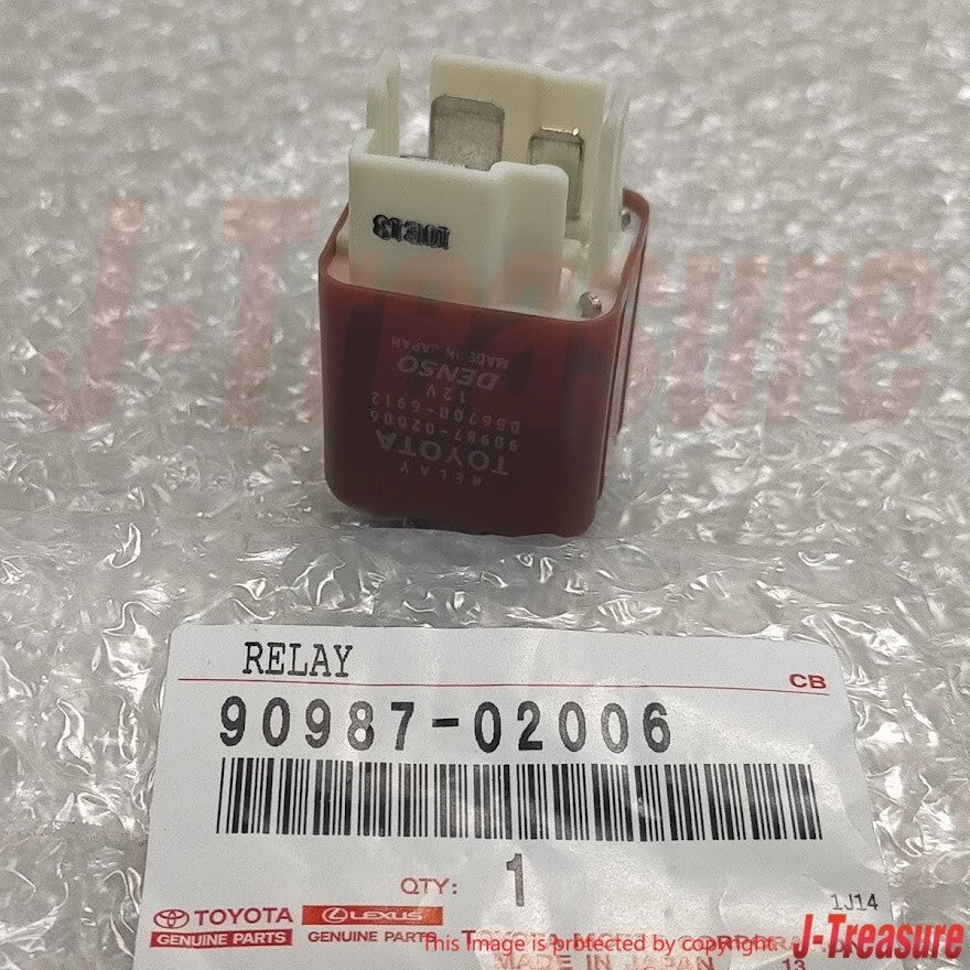 TOYOTA LEXUS Genuine Headlamp Headlight Relay 90987-02006 9098702006 DENSO OEM