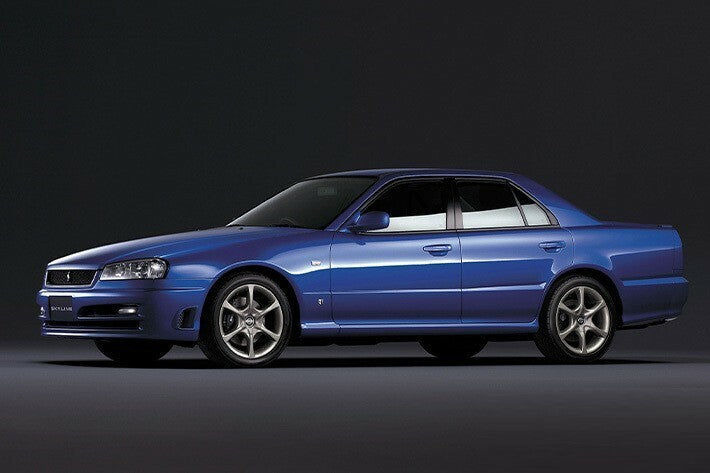 NISSAN SKYLINE BNR34 GT-R ER34 HR34 R34 Genuine Side Mirror Glass Right Side OEM