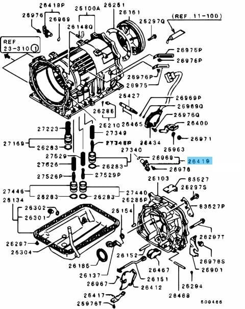 MITSUBISHI DIAMANTE F3#A 97-04 Genuine A/T Vehicle Speed Sensor 8651A027 OEM