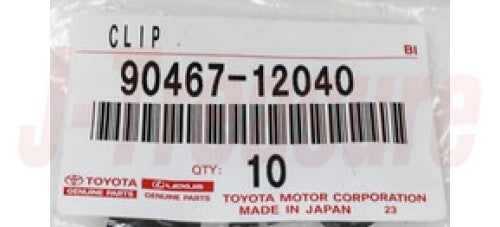 TOYOTA 4RUNNER 89-02 RAV4 01-05 TACOMA 95-04 Genuine Grille Clip 90467-12040 x10