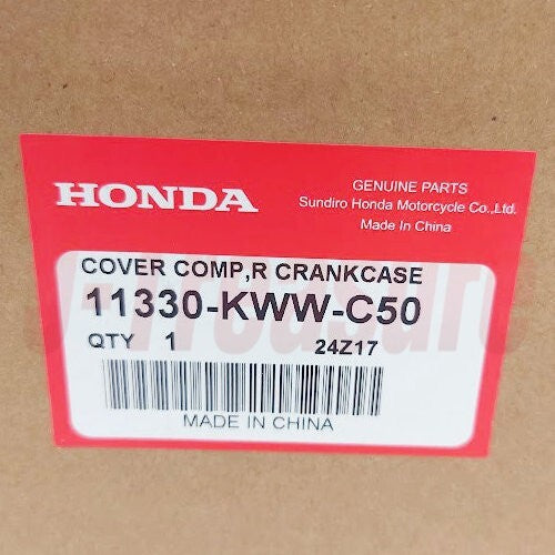 HONDA CRF110F 2013-2024 Genuine Crankcase Cover RH 11330-KWW-C50 OEM