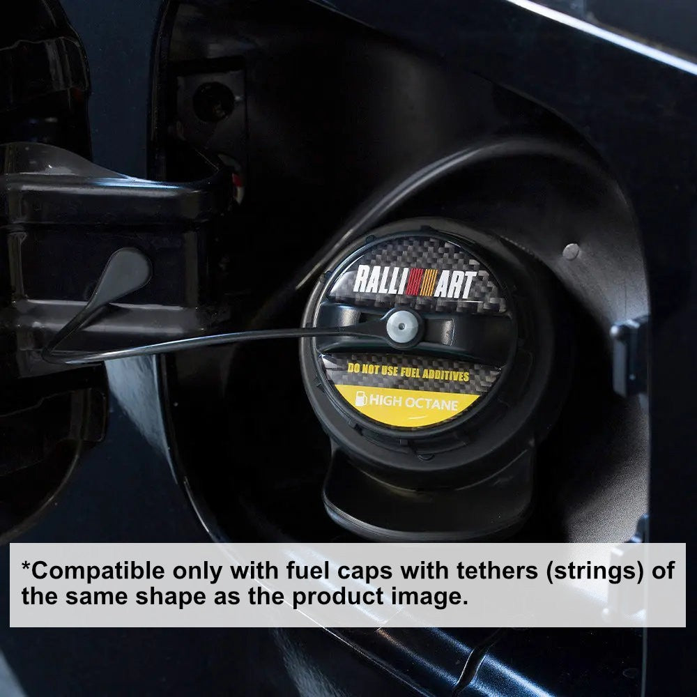 MITSUBISHI Genuine Fuel Cap Garnish "RALLIART" For High Octane Vehicles OEM