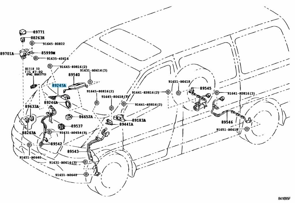TOYOTA LAND CRUISER LX470 UZJ100 2000-2002 Genuine Steering Position Sensor OEM