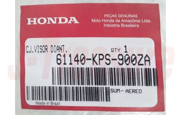HONDA CRF150F 03-08 Genuine Front Visor *nh196* (Ross White) 61140-KPS-900ZA OEM