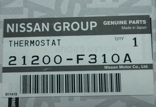 NISSAN Genuine Thermostat 76.5ツーC 170ツーF 21200-F310A OEM