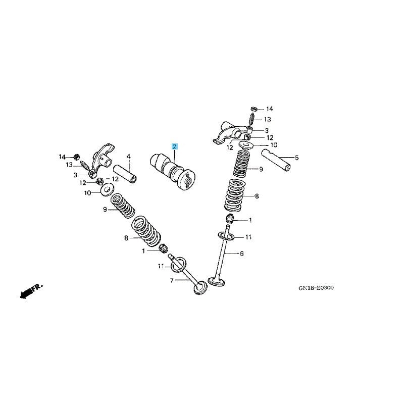 HONDA XR80R 1985-1988 1990-1991 1993-2003 Genuine Camshaft 14101-153-010 OEM