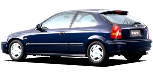 HONDA CIVIC EK 99-00 Genuine "DOHC VTEC" Side Decals Stickers Silver Set OEM