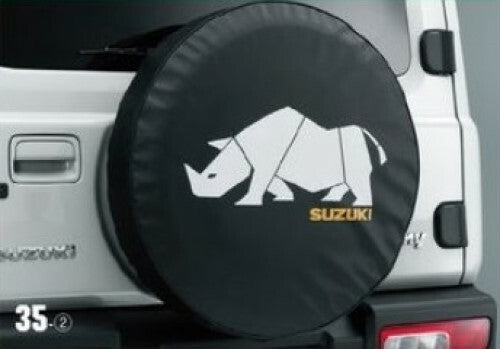 SUZUKI JIMNY Genuine Rhino Design Spare Tire Cover for 195/80R15 9923B-78R31-005