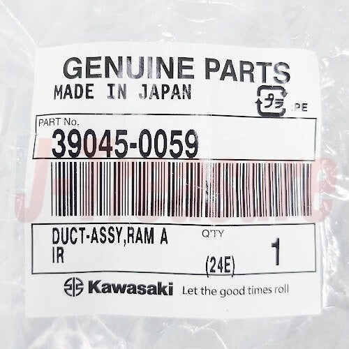 KAWASAKI NINJA ZX-6R ZX636 2019-2024 Genuine Ram Air Duct Assy 39045-0059 OEM