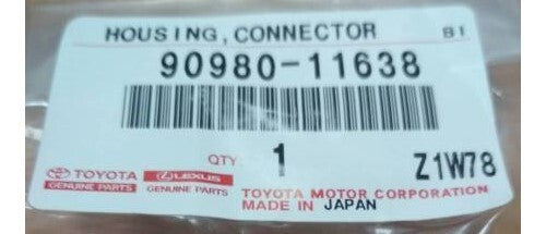 TOYOTA Genuine Connector Housing 90980-11637 & 90980-11638 Set OEM