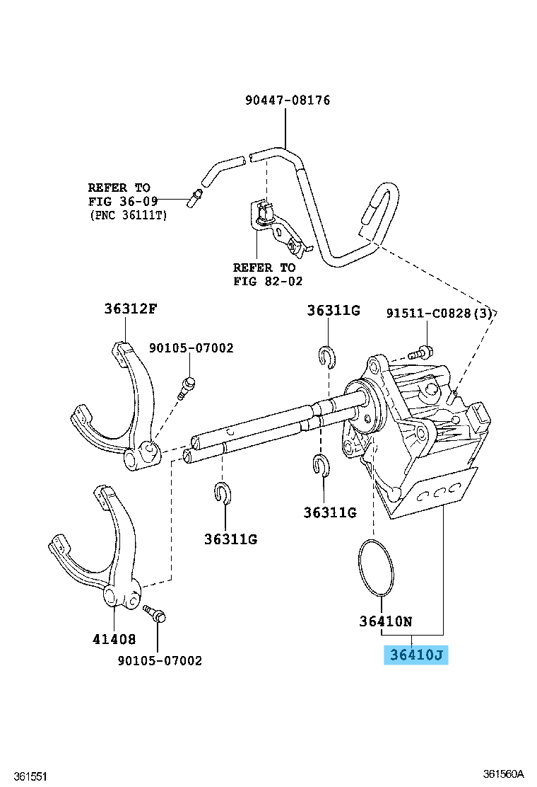 TOYOTA 4RUNNER TACOMA TUNDRA Genuine Transfer Shift Actuator 36410-34015 OEM