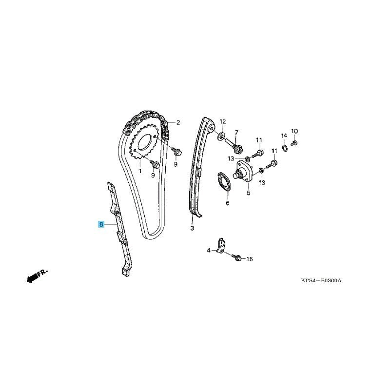 HONDA CRF230F 03-09 12-17 2019 Genuine Cam Chain Guide 14550-KFB-000 OEM