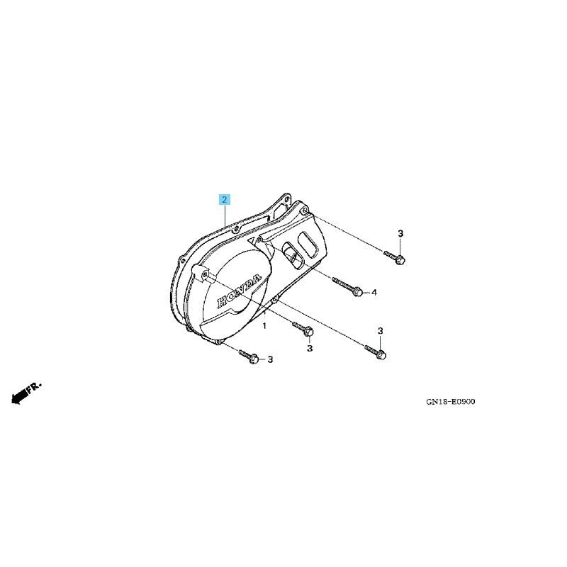 HONDA XR80R 90-91 93-03 Genuine Crankcase Cover Gasket LH 11394-KN4-752 OEM