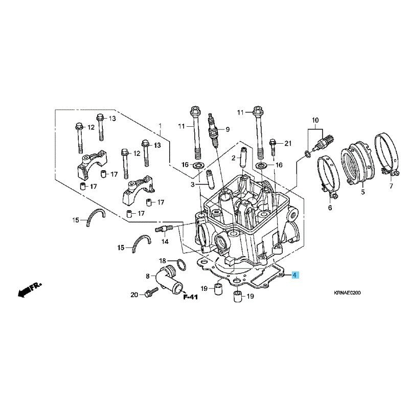 HONDA CRF250R 2010-2017 Genuine Cylinder Head Gasket 12251-KRN-A41 OEM