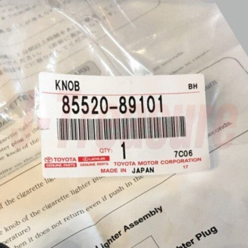 TOYOTA LEXUS Genuine Cigarette Lighter Knob & Element Assy 85520-89101 OEM