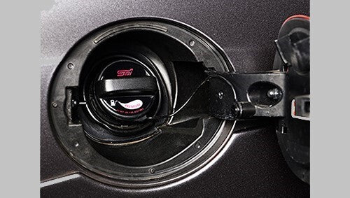 SUBARU Genuine Fuel cap emblem PREMIUM With Drop Prevention String STSG18100640