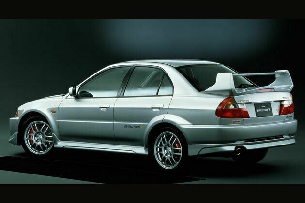 MITSUBISHI EVO5 CP9A Genuine "EVOLUTION V" Side Door Decal Silver Yellow Set OEM