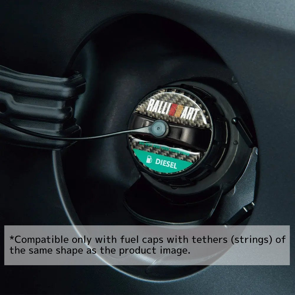 MITSUBISHI Genuine Fuel Cap Garnish "RALLIART" SRG20013D For Diesel Vehicles OEM