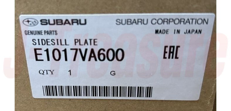 SUBARU WRX STI VA Genuine Side Sill Plate Front x4 & Rear x2 set E1017VA600 OEM