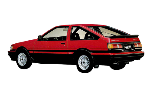 TOYOTA LEVIN TRUENO AE86 Genuine Front Door Glass Inner Weather Strip Set OEM