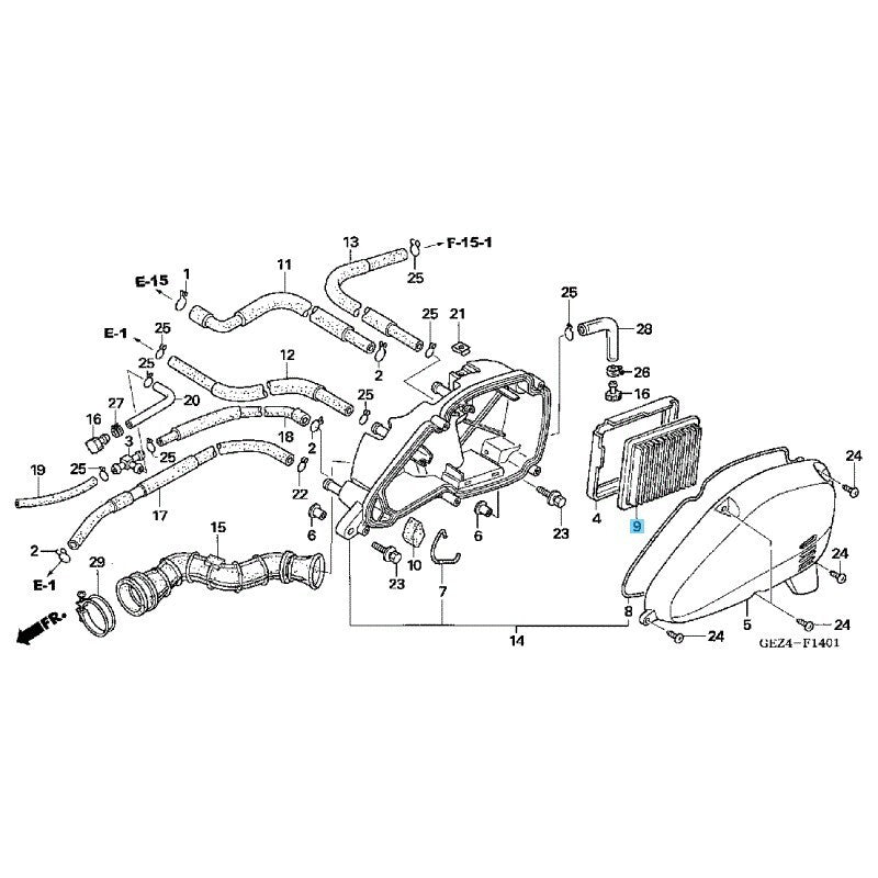 HONDA RUCKUS NPS50 03-09 11-23 Genuine Air Cleaner Element 17213-GET-000 OEM