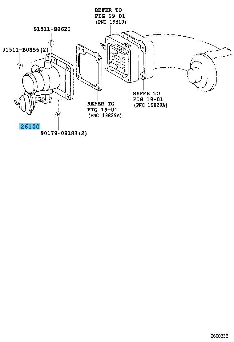 TOYOTA LAND CRUISER HDJ100 HDJ78/79 Genuine Venturi Assy For 4.2L Diesel Turbo