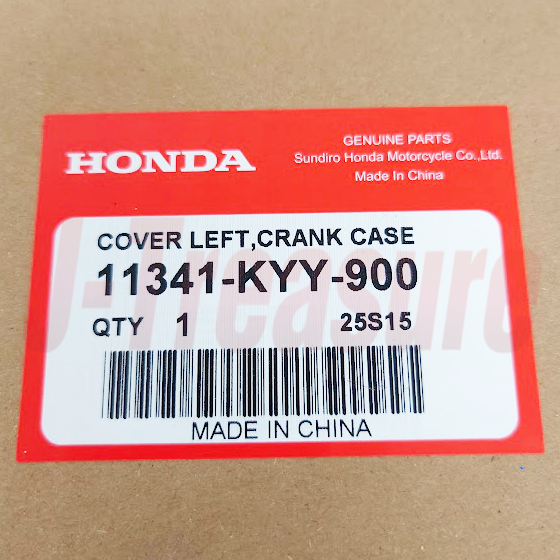 HONDA CRF125F CRF125FB 14-17 Genuine Crankcase Cover LH 11341-KYY-900 OEM