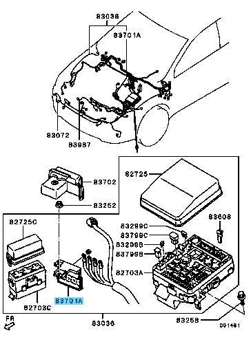 MITSUBISHI LANCER CY4A CY5A 2008-2010 Genuine Fusible Link Box Assy OEM For N/A