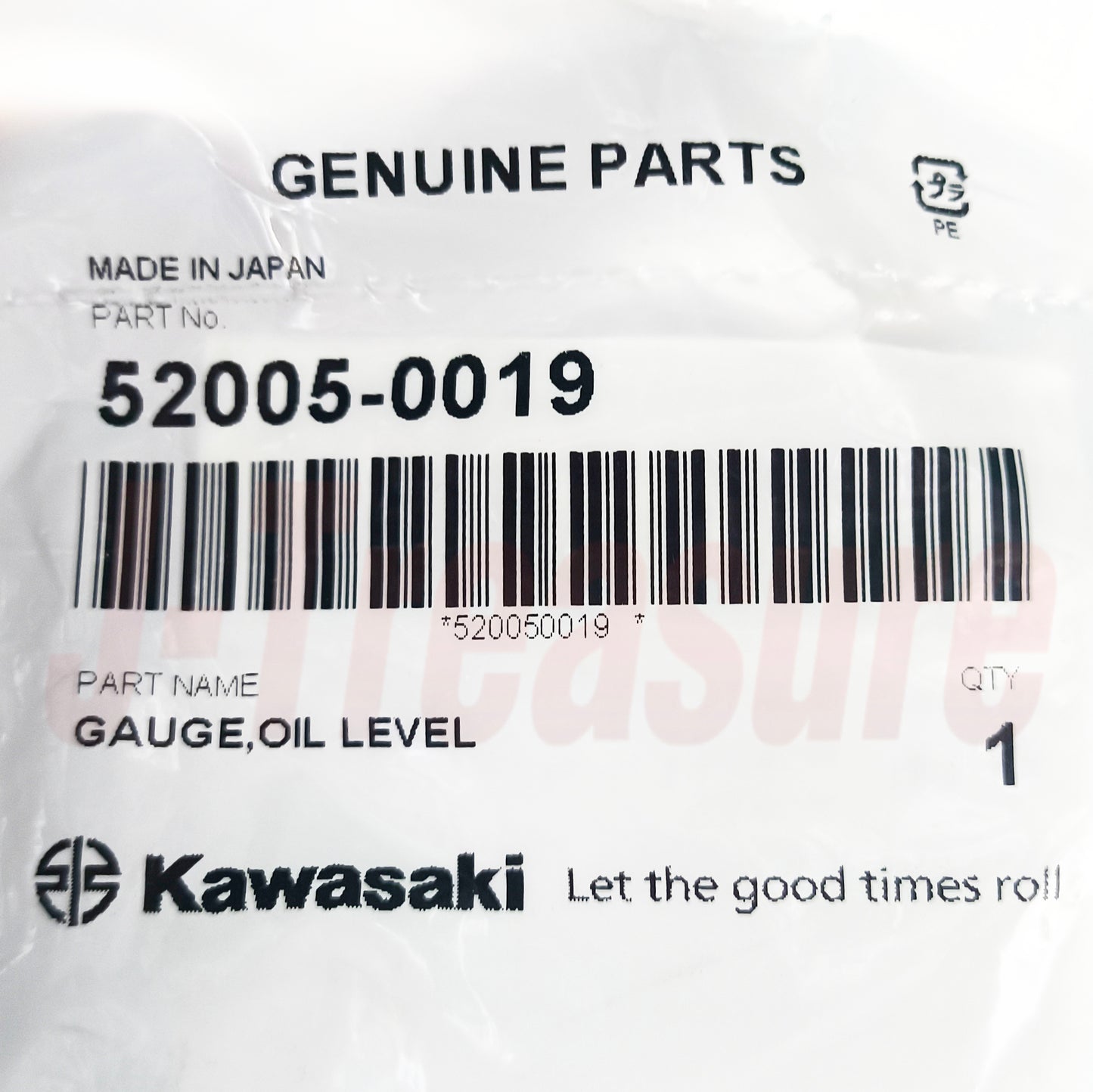 KAWASAKI KLX110L 2011-2020 Genuine Clutch Cover Oil Level Gauge 52005-0019 OEM