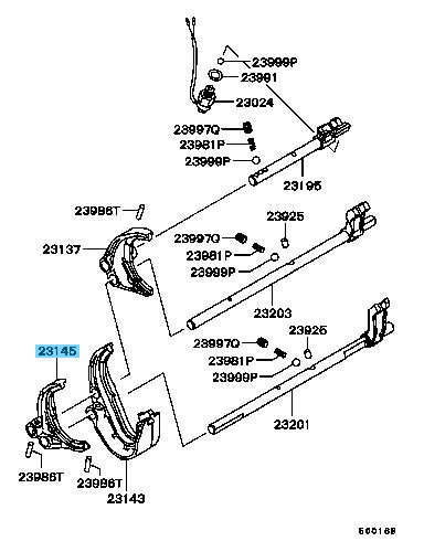 MITSUBISHI MONTERO SPORT K85W '97-98 Genuine M/T Gearshift 3rd & 4th Fork OEM
