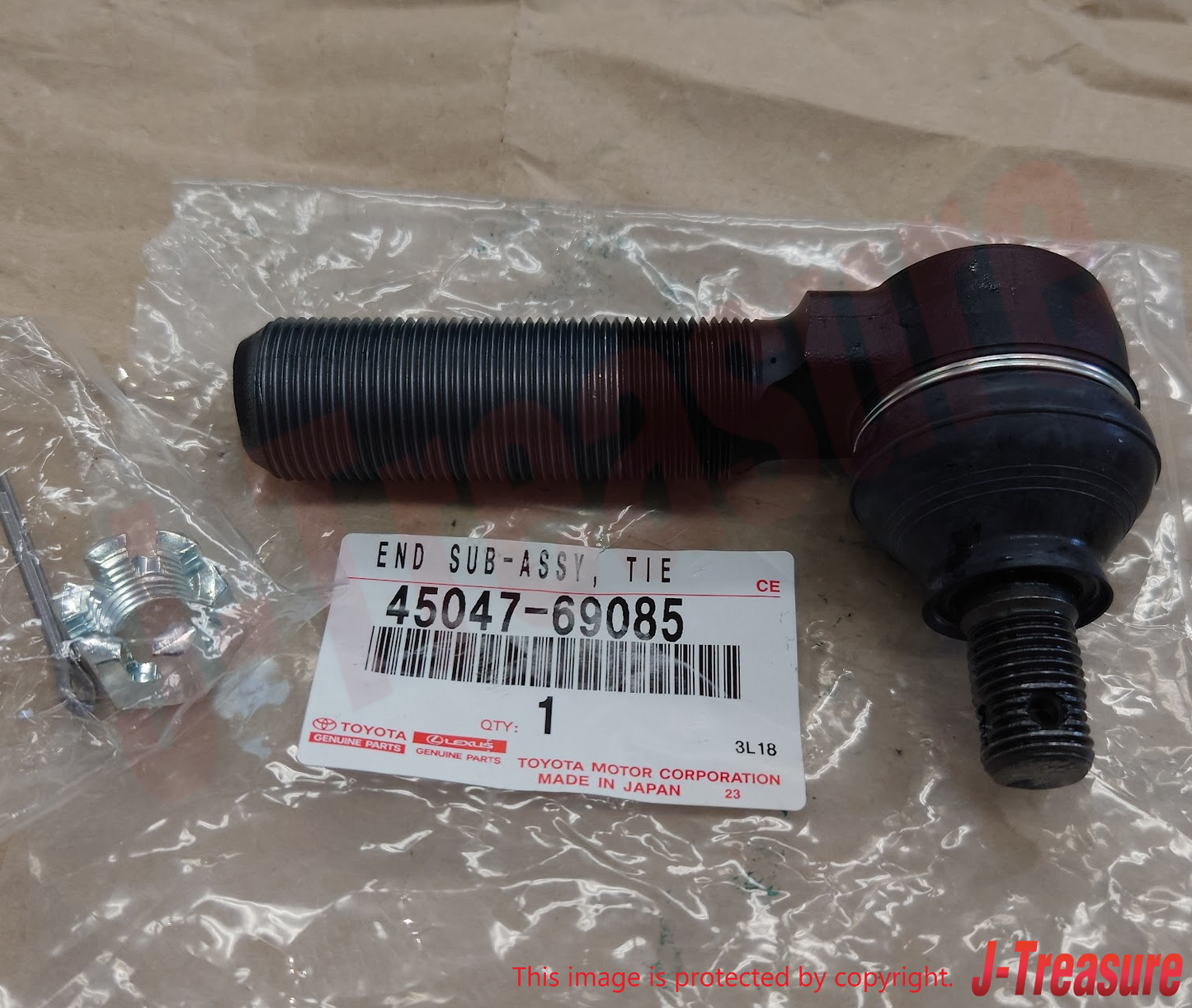 TOYOTA LAND CRUISER FZJ80 91-97 LX450 96-97 Genuine Tie Rod End 4Set OEM LHD