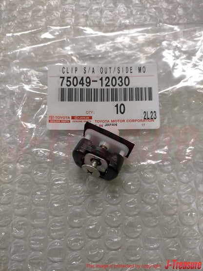 TOYOTA LEVIN TRUENO AE86 2Door Genuine Rear Quarter Glass Clips Spacer Strip Set