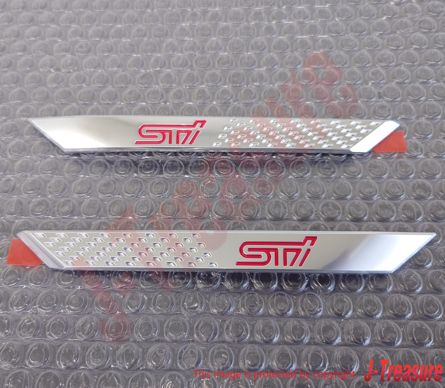 SUBARU BRZ STI SPORTS ZC6 Genuine Fender Silver Garnish Emblem RH & LH Set OEM