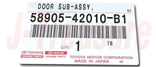 TOYOTA RAV4 ACA20 01-05 Genuine Console Compartment Door 58905-42010-B1 OEM