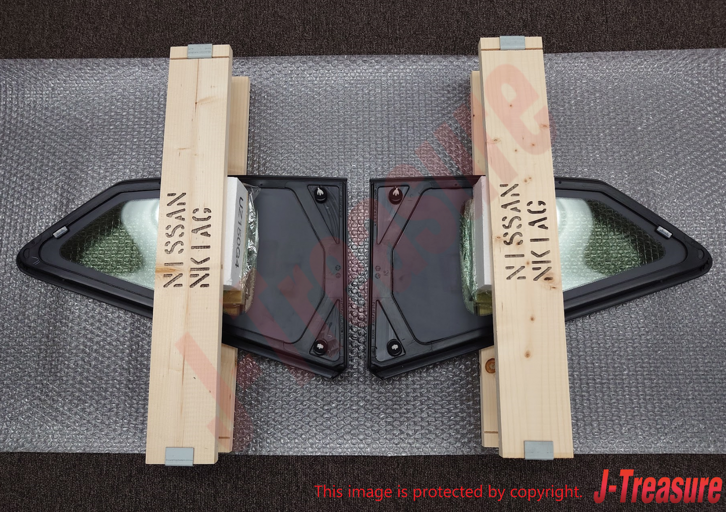 NISSAN GT-R R35 '11-23 Genuine Rear Quarter Glass Window RH & LH Set OEM