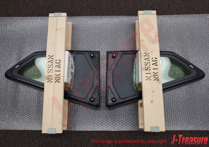 NISSAN GT-R R35 '11-23 Genuine Rear Quarter Glass Window RH & LH Set OEM