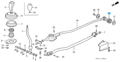 HONDA ACURA INTEGRA DC2 86-01 Genuine Extension End Rubber 54303-SB2-010 OEM