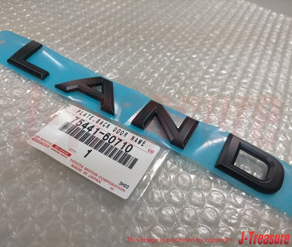 TOYOTA LAND CRUISER GR #JA300W 2021- Genuine Rear Emblem "LAND" "CRUISER" OEM