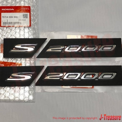 HONDA S2000 AP1 AP2 Genuine Fender Side "S2000" Chrome Emblem Badge RH & LH OEM