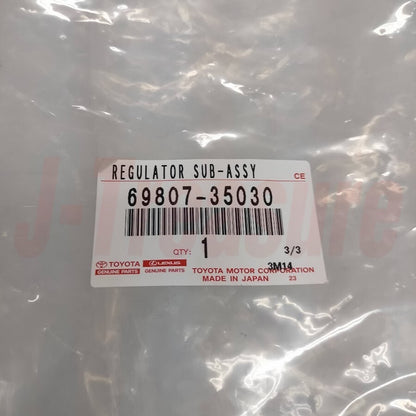 TOYOTA 4RUNNER GRN28# 10-22 Genuine Back Door Power Window Regulator 69807-35030