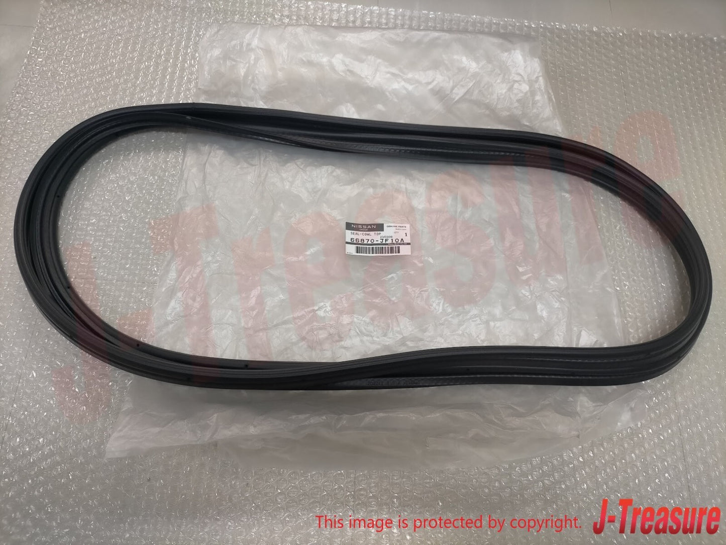 NISSAN GT-R R35 2011-2022 Genuine Cowl Top Cover Rubber Seal 66870-JF10A OEM