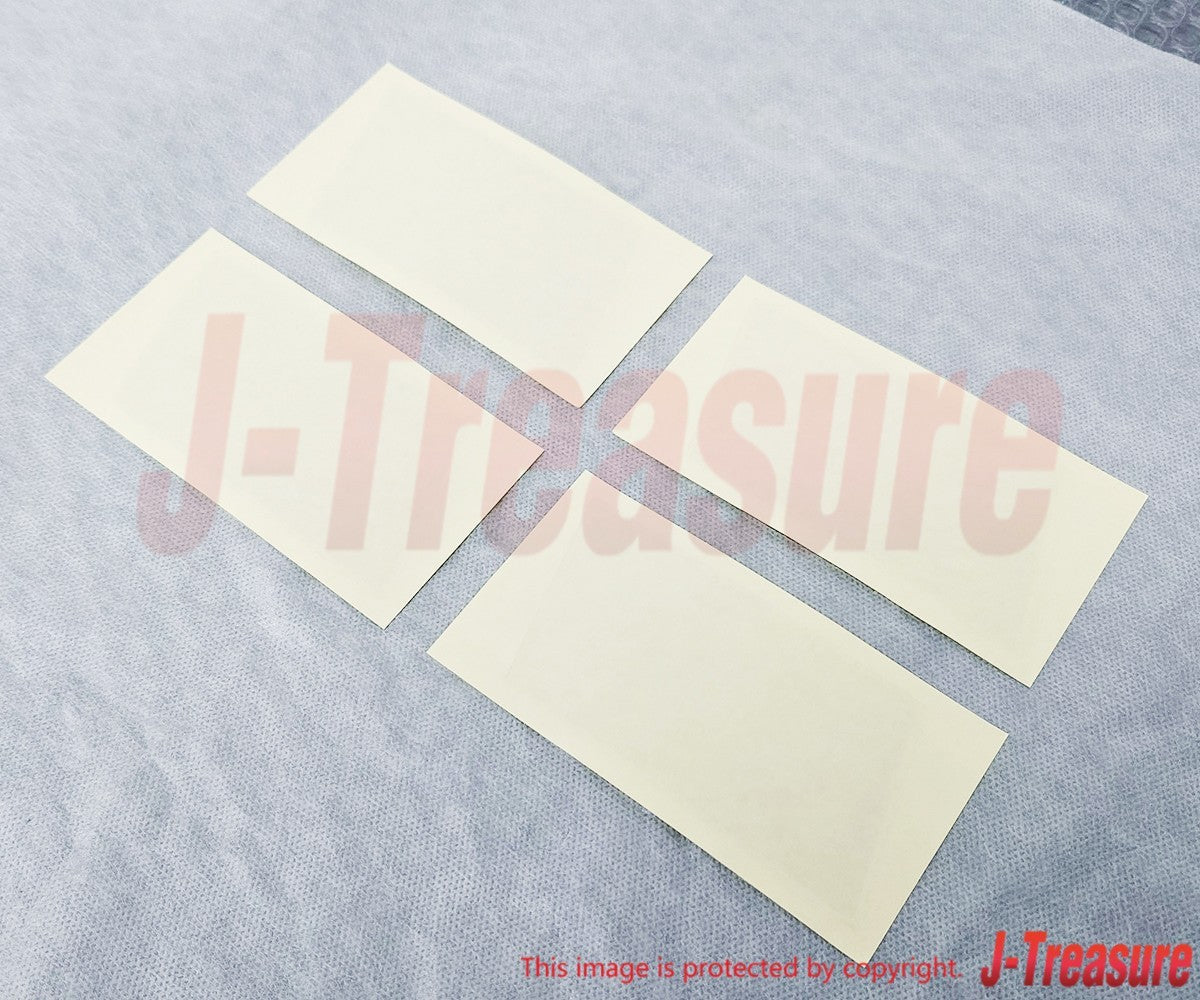 TOYOTA GR SPORT Genuine GR Logo Discharge Tape 100mm x 55mm Set of 4 MS373-00001