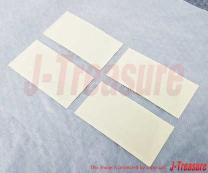TOYOTA GR SPORT Genuine GR Logo Discharge Tape 100mm x 55mm Set of 4 MS373-00001