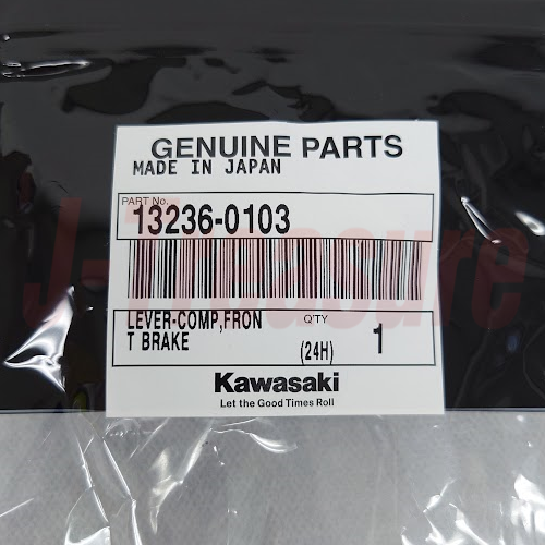 KAWASAKI NINJA ZX-6R ZX600 07-12 Genuine Front Brake Lever Comp 13236-0103