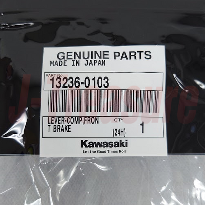 KAWASAKI NINJA ZX-6R ZX600 07-12 Genuine Front Brake Lever Comp 13236-0103