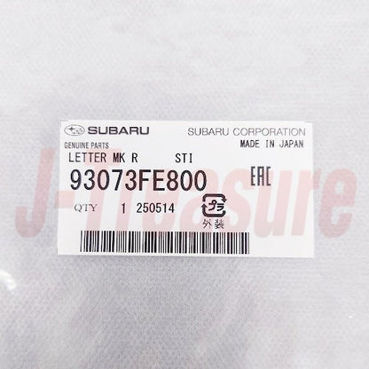 SUBARU IMPREZA STI GDB 06-07 Genuine Letter Mark Rear STI Emblem 93073FE800 OEM