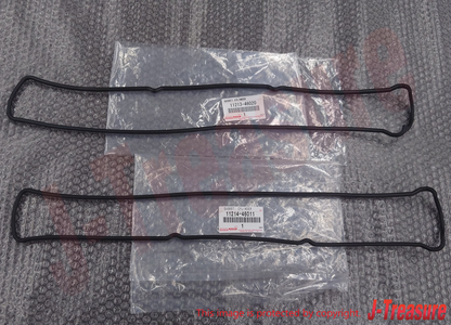 TOYOTA Genuine 2JZ-GTE Non VVTi Valve Cover Gasket 11213-46020 11214-46011 OEM