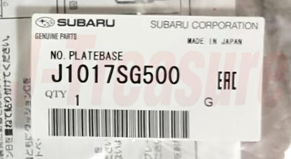 SUBARU FORESTER SJ Genuine License Plate Base J1017SG500 OEM