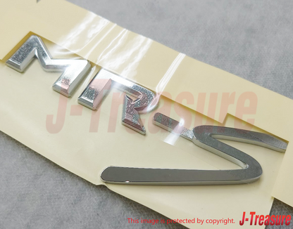 TOYOTA MR2 Roadster Spyder MR-S ZZW30 Genuine Rear "MR-S" Emblem 75471-17130 OEM