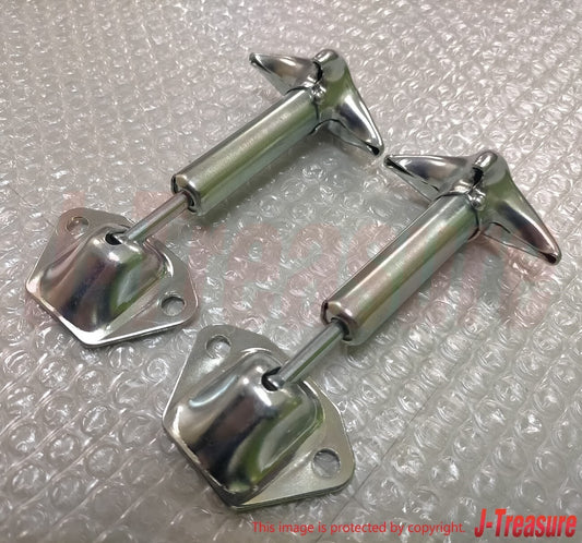 TOYOTA LAND CRUISER BJ40 FJ40 Genuine Windshield Hood Catch Set 53504-90300 OEM